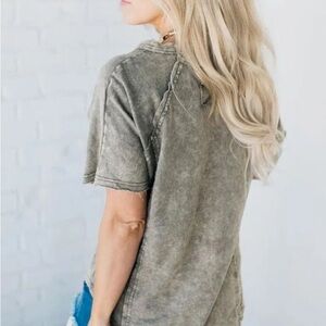 Zenana Outfitters olive, green Short Sleeve Tee